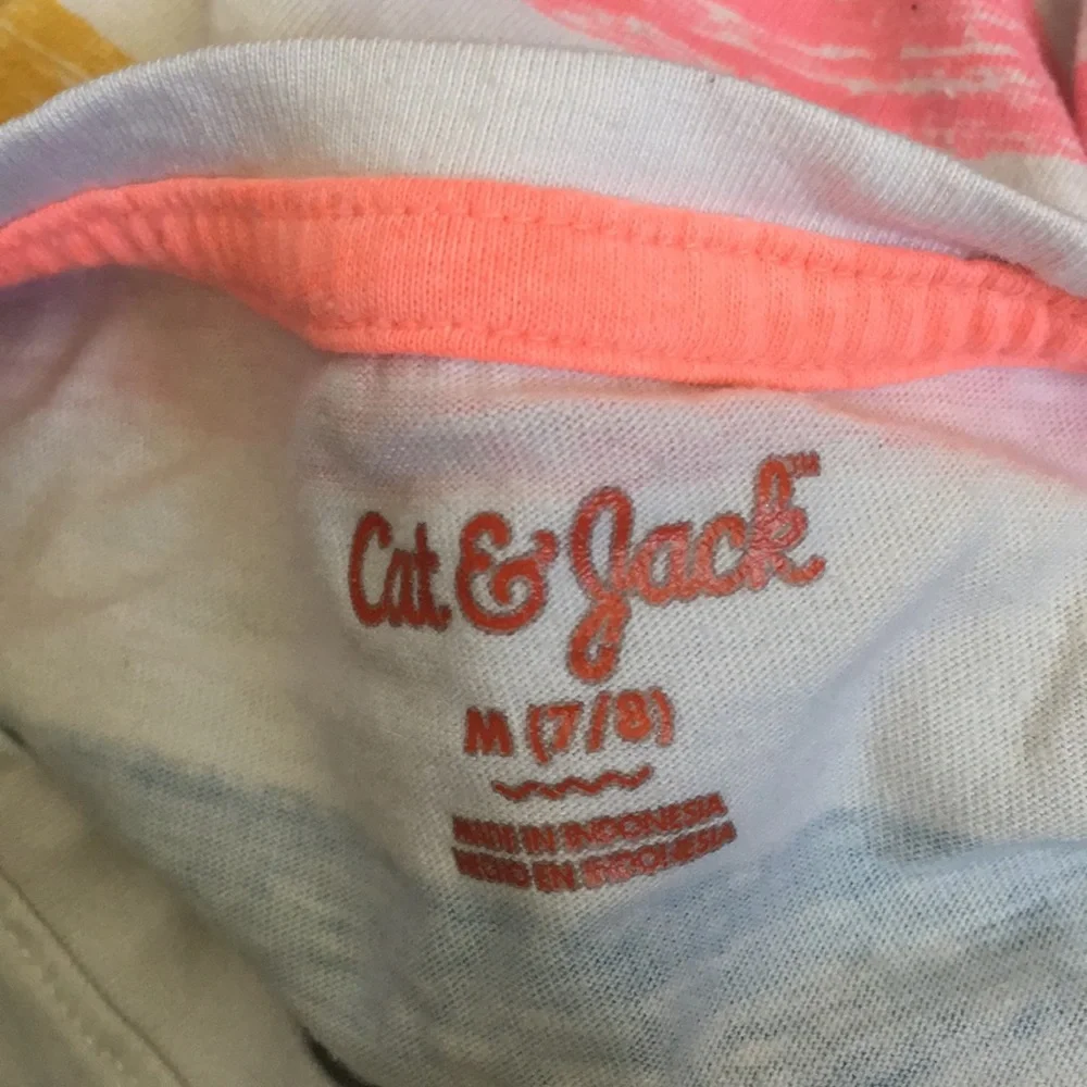 Girls’ cat & jack striped tee (M)